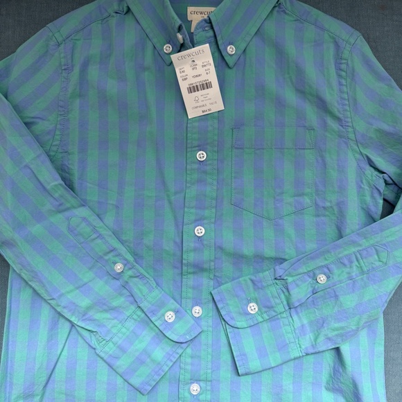 J. Crew Jcrew Boys' long-sleeve printed flex shirt size 6-7 - Picture 3 of 4